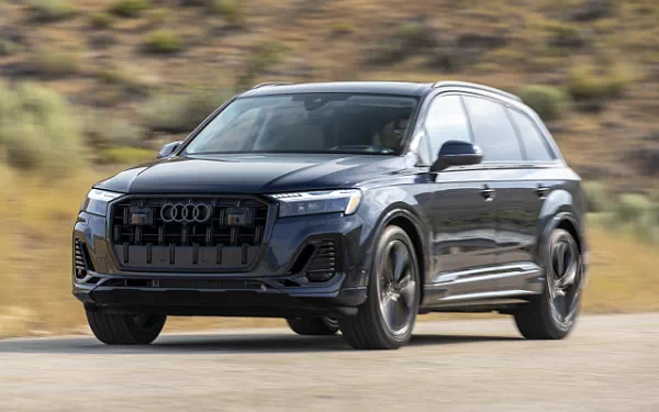 Cars wallpapers Audi Q7 55 TFSI quattro (Waitomo Blue Metallic) US-spec - 2025