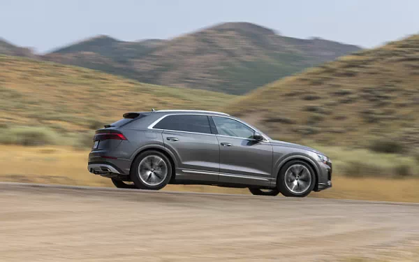 Cars wallpapers Audi Q8 55 TFSI quattro (Samurai Grey Metallic) US-spec - 2025