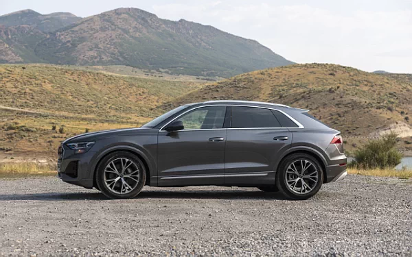 Cars wallpapers Audi Q8 55 TFSI quattro (Samurai Grey Metallic) US-spec - 2025